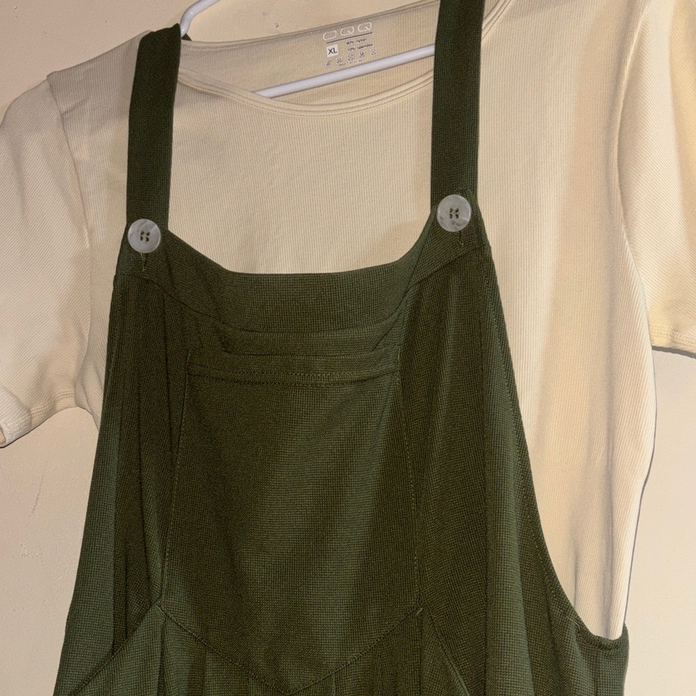 Halara Waffle Jogger Overalls - Picture 3 of 5